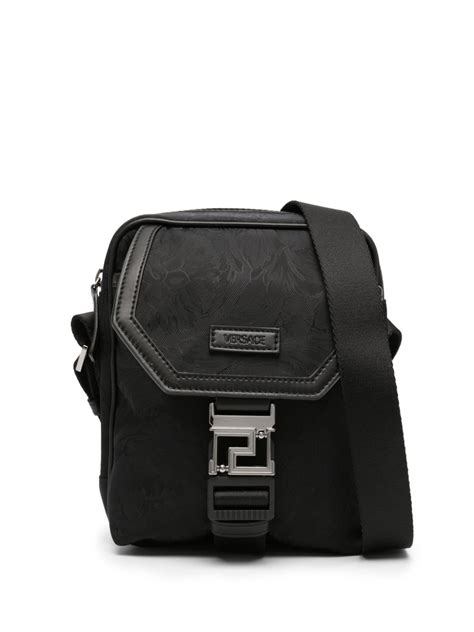 black versace shopping bag|farfetch versace crossbody bags.